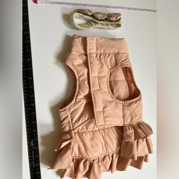 Bond & Co. Dog Rose Dress Jacket with Floral Headband Pink Size M - Picture 2 of 3